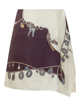 VERSACE - Minigonna Stampata con Motivo Accessorio - Multicolore - LIDIASHOPPING® - Official Website