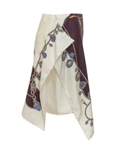 VERSACE - Minigonna Stampata con Motivo Accessorio - Multicolore - LIDIASHOPPING® - Official Website