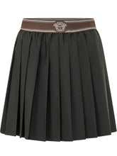 VERSACE - Gonna Plissé con Vita Elasticizzata - Nero - LIDIASHOPPING® - Official Website