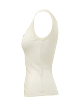 VERSACE - Tank Top con Logo - Beige - LIDIASHOPPING® - Official Website
