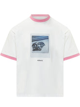 VERSACE - T-shirt con Stampa Fotografica - Bianco - LIDIASHOPPING® - Official Website