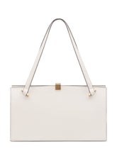 VERSACE - Borsa Tote Media Strutturata - Bianco - LIDIASHOPPING® - Official Website