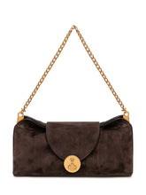 VERSACE - Clutch con Patta Centrale - Marrone - LIDIASHOPPING® - Official Website