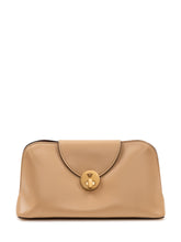 VERSACE - Clutch con Patta Centrale - Beige - LIDIASHOPPING® - Official Website