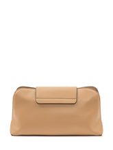 VERSACE - Clutch con Patta Centrale - Beige - LIDIASHOPPING® - Official Website