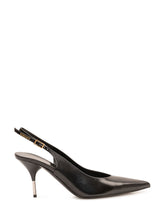 VERSACE - Slingback con Tacco - Nero - LIDIASHOPPING® - Official Website