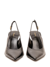 VERSACE - Slingback con Tacco - Nero - LIDIASHOPPING® - Official Website
