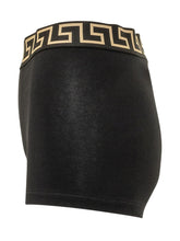 VERSACE - Shorts con Vita Elasticizzata - Nero - LIDIASHOPPING® - Official Website