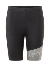 VERSACE - Shorts Biker con Motivo Diagonale - Nero - LIDIASHOPPING® - Official Website