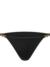 VERSACE - Slip Bikini con Dettagli Laterali - Nero - LIDIASHOPPING® - Official Website