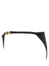 VERSACE - Slip Bikini con Dettagli Laterali - Nero - LIDIASHOPPING® - Official Website