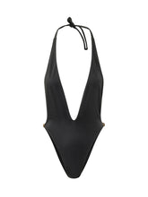 VERSACE - Costume Intero con Lacci al Collo - Nero - LIDIASHOPPING® - Official Website