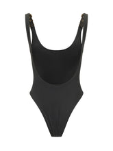 VERSACE - One Piece Swimsuit with Straps - Black - LIDIASHOPPING® - Official Website