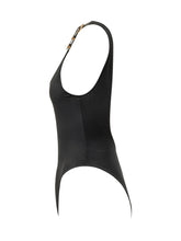 VERSACE - One Piece Swimsuit with Straps - Black - LIDIASHOPPING® - Official Website