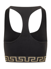 VERSACE - Bra con Fascia Decorata - Nero - LIDIASHOPPING® - Official Website