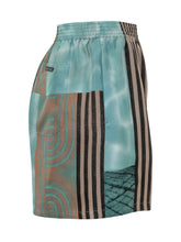 VERSACE - Shorts con Stampa - Multicolore - LIDIASHOPPING® - Official Website