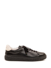 VERSACE - Sneaker in Pelle - Nero - LIDIASHOPPING® - Official Website