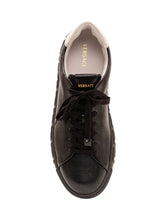 VERSACE - Sneaker in Pelle - Nero - LIDIASHOPPING® - Official Website