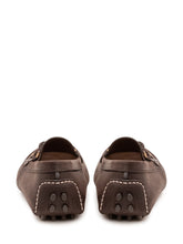 VERSACE - Mocassino Driver con Laccio - Marrone - LIDIASHOPPING® - Official Website