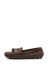 VERSACE - Mocassino Driver con Laccio - Marrone - LIDIASHOPPING® - Official Website