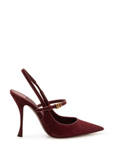 DOLCE & GABBANA - Slingback a Punta con Doppio Cinturino - Rosso - LIDIASHOPPING® - Official Website