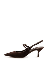 DOLCE & GABBANA - Slingback a Punta con Tacco Alto - Marrone - LIDIASHOPPING® - Official Website