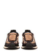DOLCE & GABBANA - Low Top Sneaker with Animal Print and Applied Logo - Black - LIDIASHOPPING® - Official Website