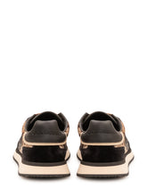 DOLCE & GABBANA - Low Top Sneaker with Animal Print and Applied Logo - Black - LIDIASHOPPING® - Official Website