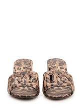 DOLCE & GABBANA - Heeled Mule with Animal Print - Brown - LIDIASHOPPING® - Official Website