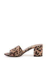 DOLCE & GABBANA - Heeled Mule with Animal Print - Brown - LIDIASHOPPING® - Official Website