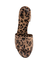 DOLCE & GABBANA - Heeled Mule with Animal Print - Brown - LIDIASHOPPING® - Official Website