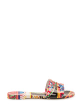 DOLCE & GABBANA - Sandali Slide con Stampa Grafica - Multicolore - LIDIASHOPPING® - Official Website