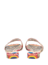DOLCE & GABBANA - Sandali Slide con Stampa Grafica - Multicolore - LIDIASHOPPING® - Official Website