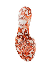 DOLCE & GABBANA - Ciabatta Flat con Stampa Ornamentale - Rosso - LIDIASHOPPING® - Official Website