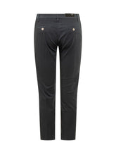 RE-HASH - Cropped Gloria Capri Trousers - Blue - LIDIASHOPPING® - Official Website