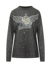 DIESEL - Maglia Edro con Applicazioni - Nero - LIDIASHOPPING® - Official Website