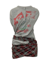 DIESEL - Tuta Voxa a Quadri Drappeggiata - Grigio - LIDIASHOPPING® - Official Website