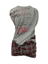 DIESEL - Tuta Voxa a Quadri Drappeggiata - Grigio - LIDIASHOPPING® - Official Website
