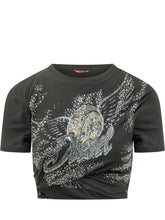 DIESEL - Top Wincy con Applicazioni - Nero - LIDIASHOPPING® - Official Website
