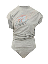 DIESEL - Body Noby con Stampa Alata - Grigio - LIDIASHOPPING® - Official Website