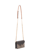 TORY BURCH - Monogram Chain Wallet - Black - LIDIASHOPPING® - Official Website