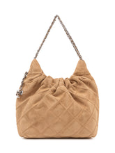 TORY BURCH - Fleming Mini Hobo Trapuntata - Beige - LIDIASHOPPING® - Official Website