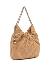 TORY BURCH - Fleming Mini Hobo Trapuntata - Beige - LIDIASHOPPING® - Official Website