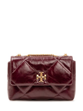 TORY BURCH - Borsa a Spalla Kira Diamond - Rosso - LIDIASHOPPING® - Official Website