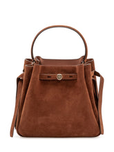 TORY BURCH - Romy Bucket Bag with Handle - Brown - LIDIASHOPPING® - Official Website