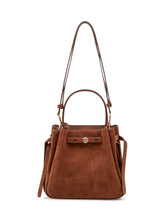 TORY BURCH - Romy Bucket Bag with Handle - Brown - LIDIASHOPPING® - Official Website