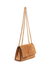 TORY BURCH - Mini Bag Kira con Catena - Marrone - LIDIASHOPPING® - Official Website