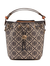 TORY BURCH - T Monogram Mini Bucket Bag with Drawstring - Blue - LIDIASHOPPING® - Official Website