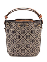 TORY BURCH - T Monogram Mini Bucket Bag with Drawstring - Blue - LIDIASHOPPING® - Official Website