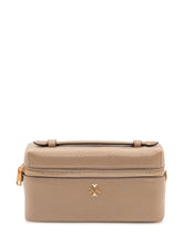 TORY BURCH - Charlie Vanity Case con Manico - Beige - LIDIASHOPPING® - Official Website